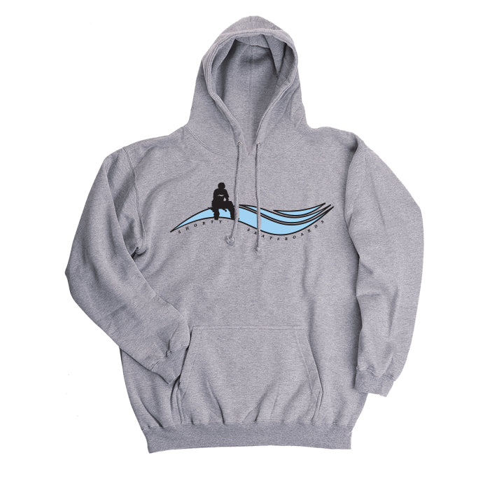 MUSKA WAVE Logo Hooded Pullover