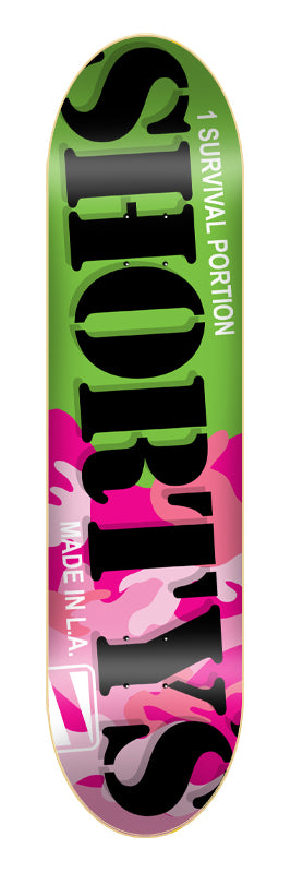 Shorty's Survival Camo Pink 8.00" Deck LIMITED Classic Re-Issue