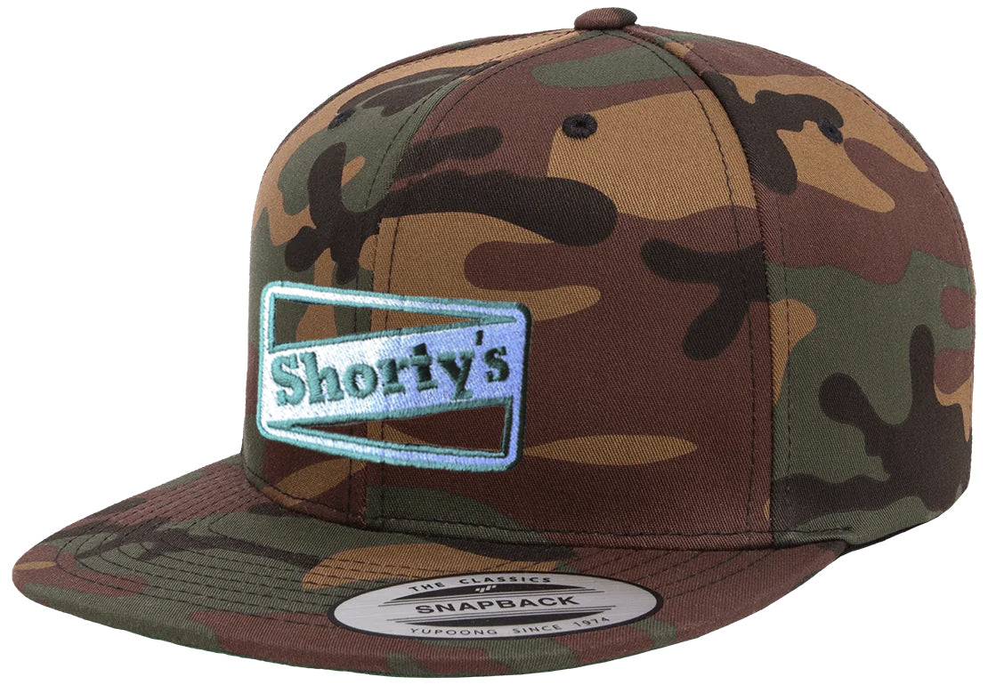 Shorty's OG Outline Embroidered Logo Premium Snapback Hat