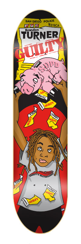 NEW! Brandon Turner Guilty 8.25" Deck