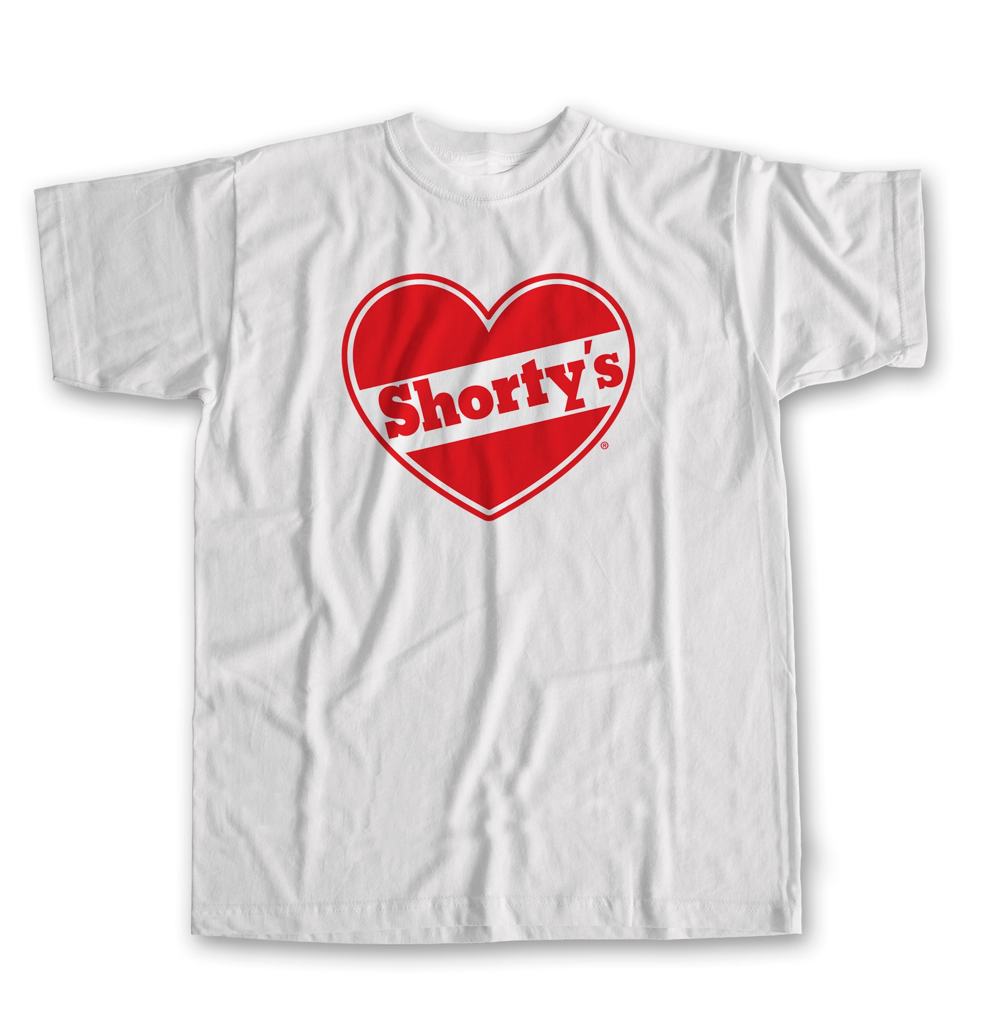Shorty\'s Heart Sleeve Shorty\'s T-shirt Short Logo –